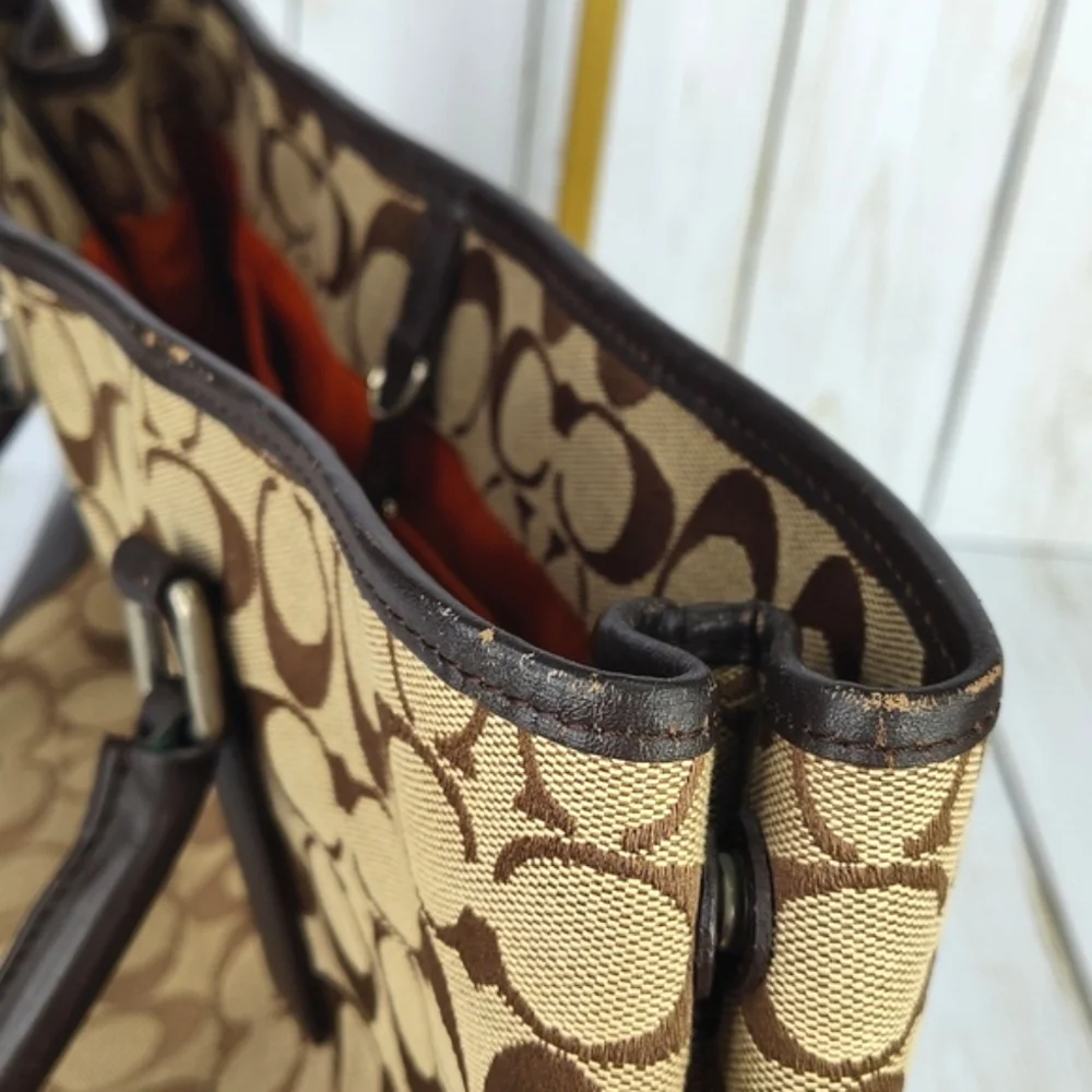 Coach Vintage Monogram Tote Bag